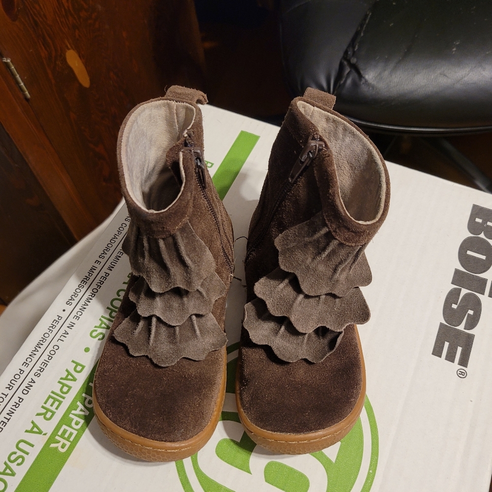 Brown livie & luca toddler girls boots 👢